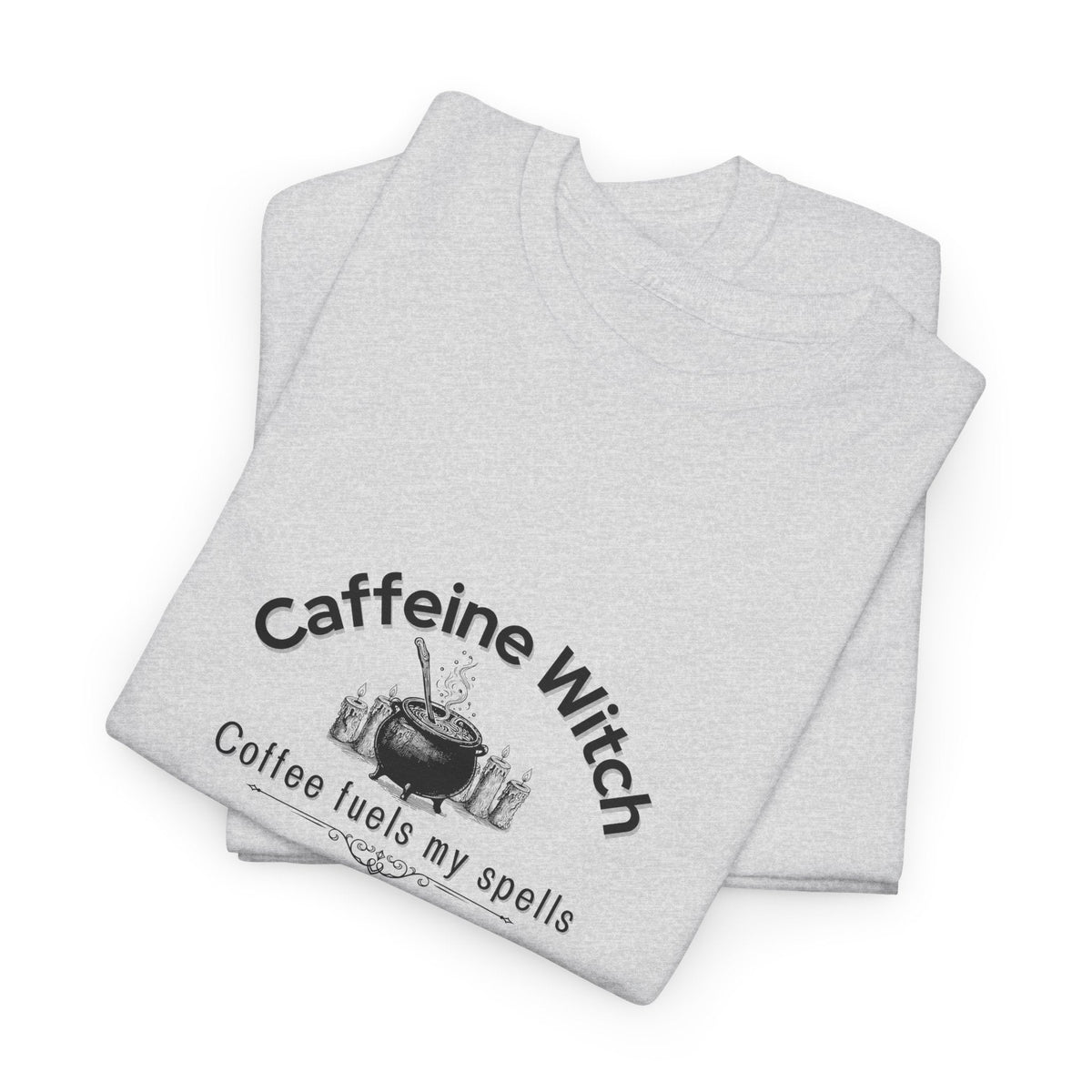 Caffeine Witch, Coffee Fuels My Spells Halloween Shirt