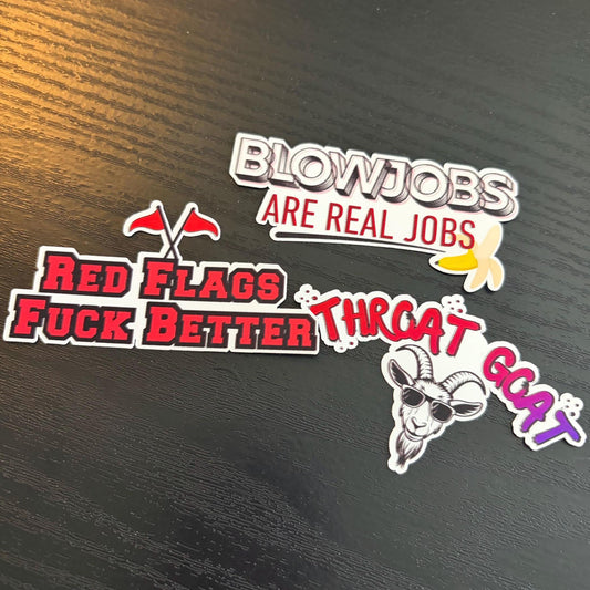 Blowjobs are Real Jobs Sticker