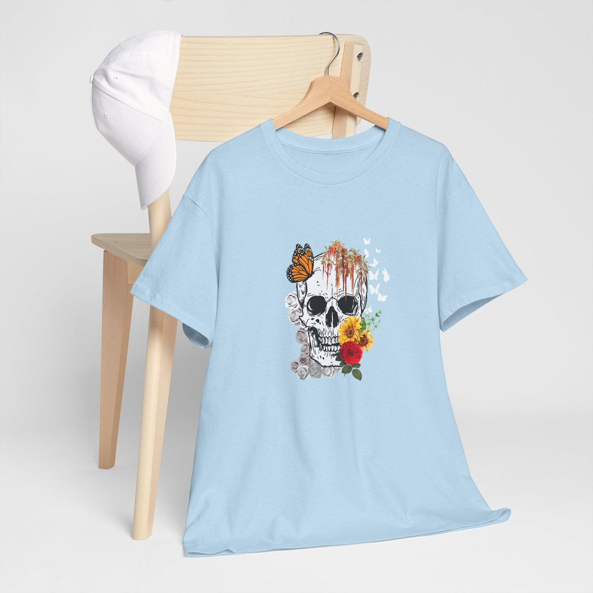 Skull and Flowers Shirt