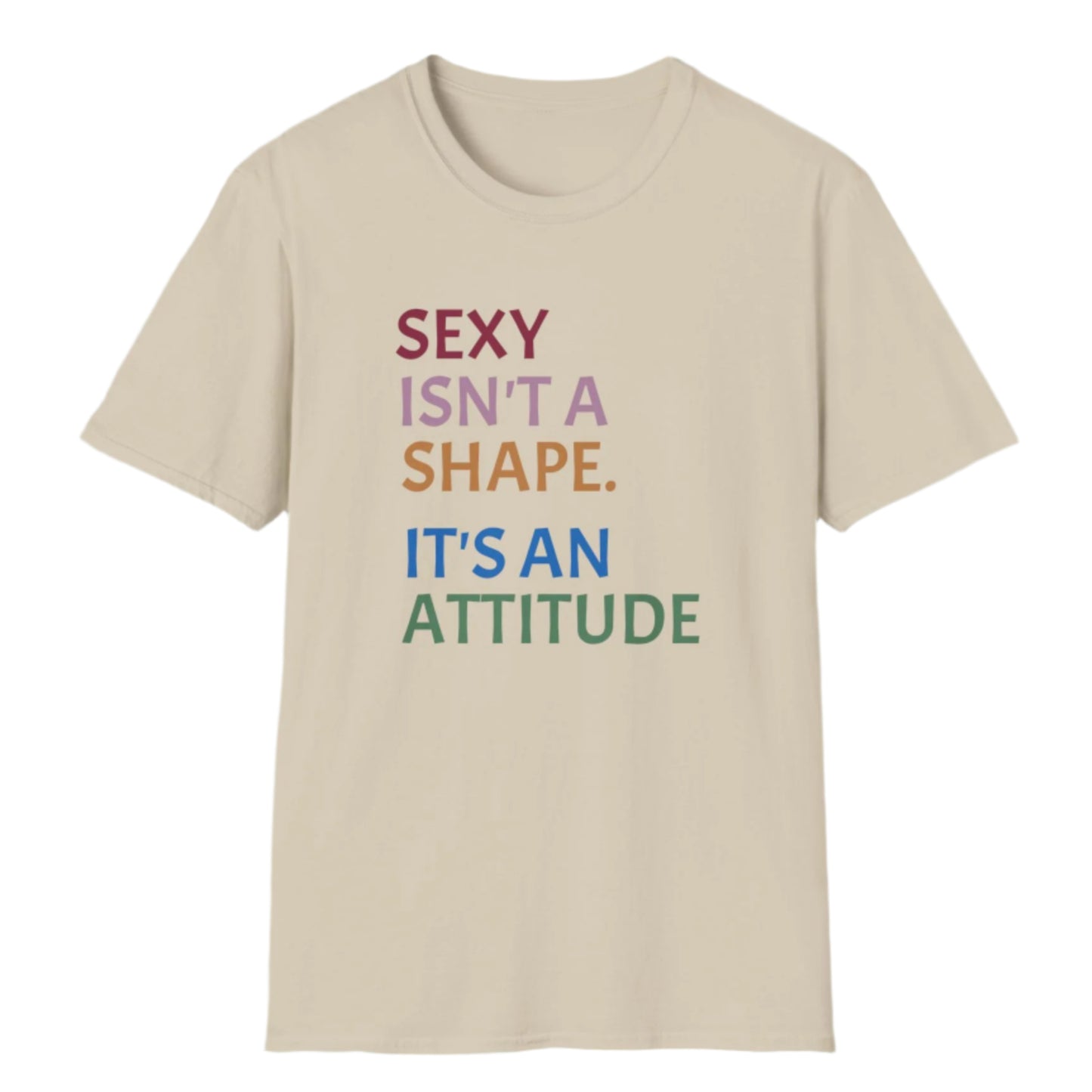 Sexy Isn't a Shape, It's an Attitude T-Shirt