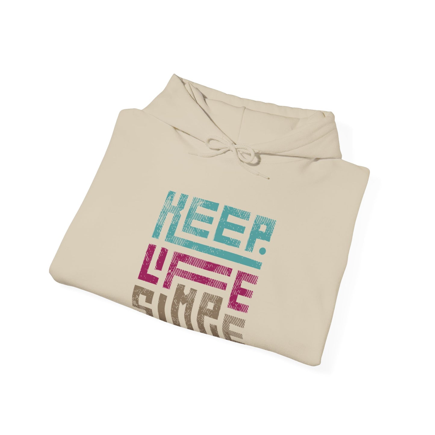 Keep Life Simple Geometric Hoodie