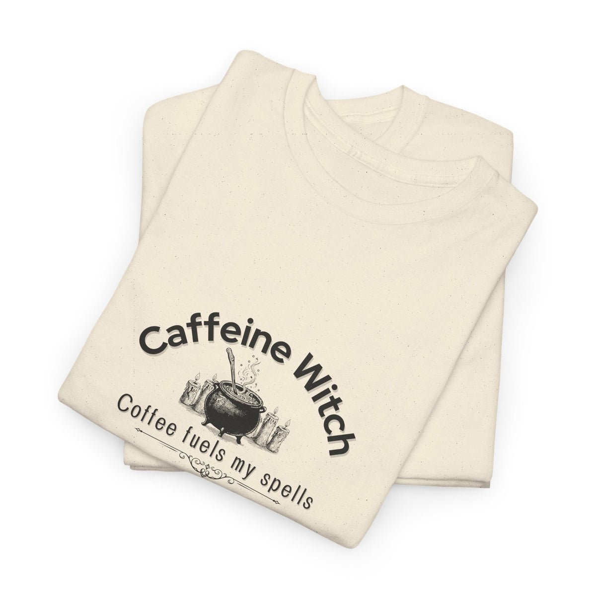 Caffeine Witch, Coffee Fuels My Spells Halloween Shirt
