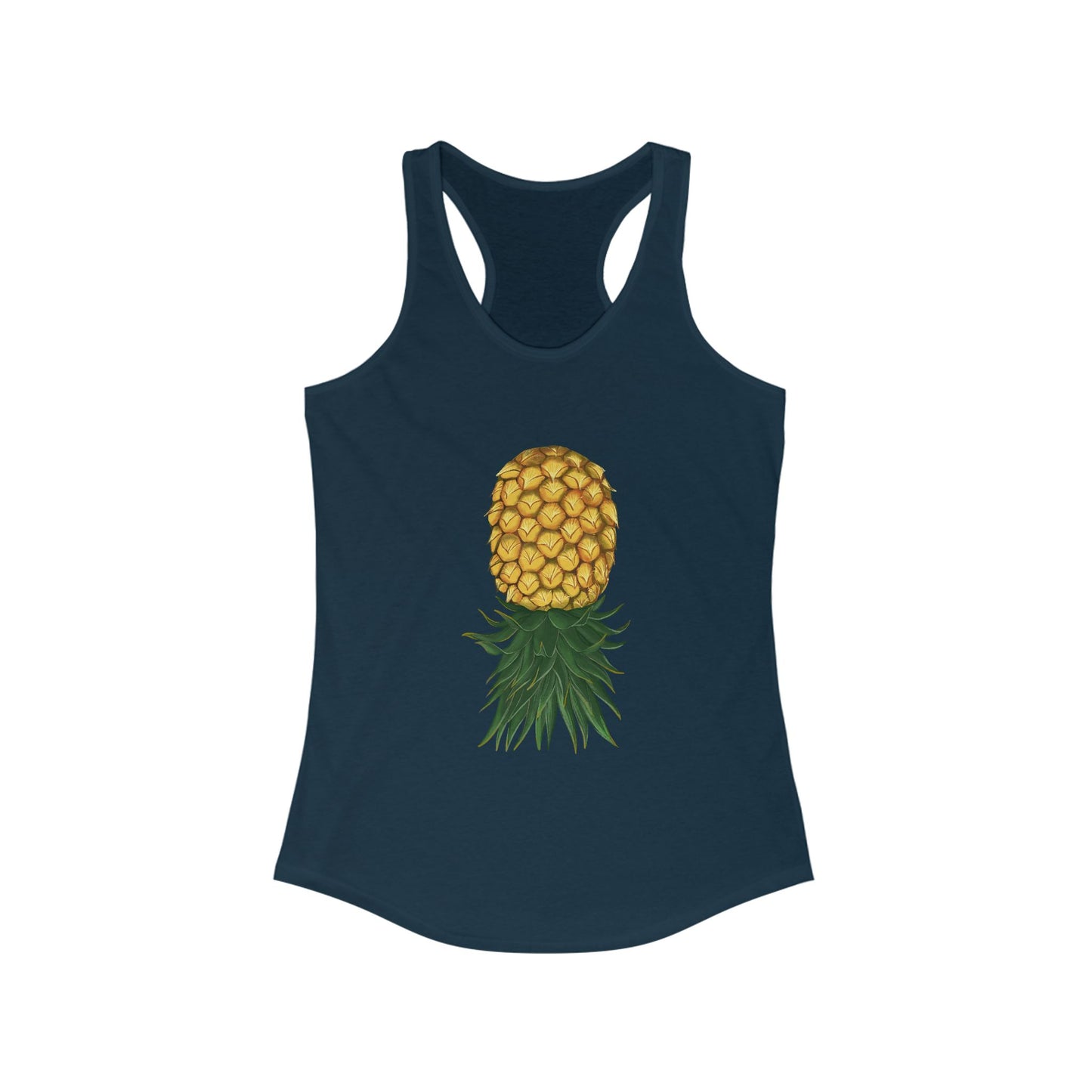 Upside-down Pineapple Women's racerback tank top