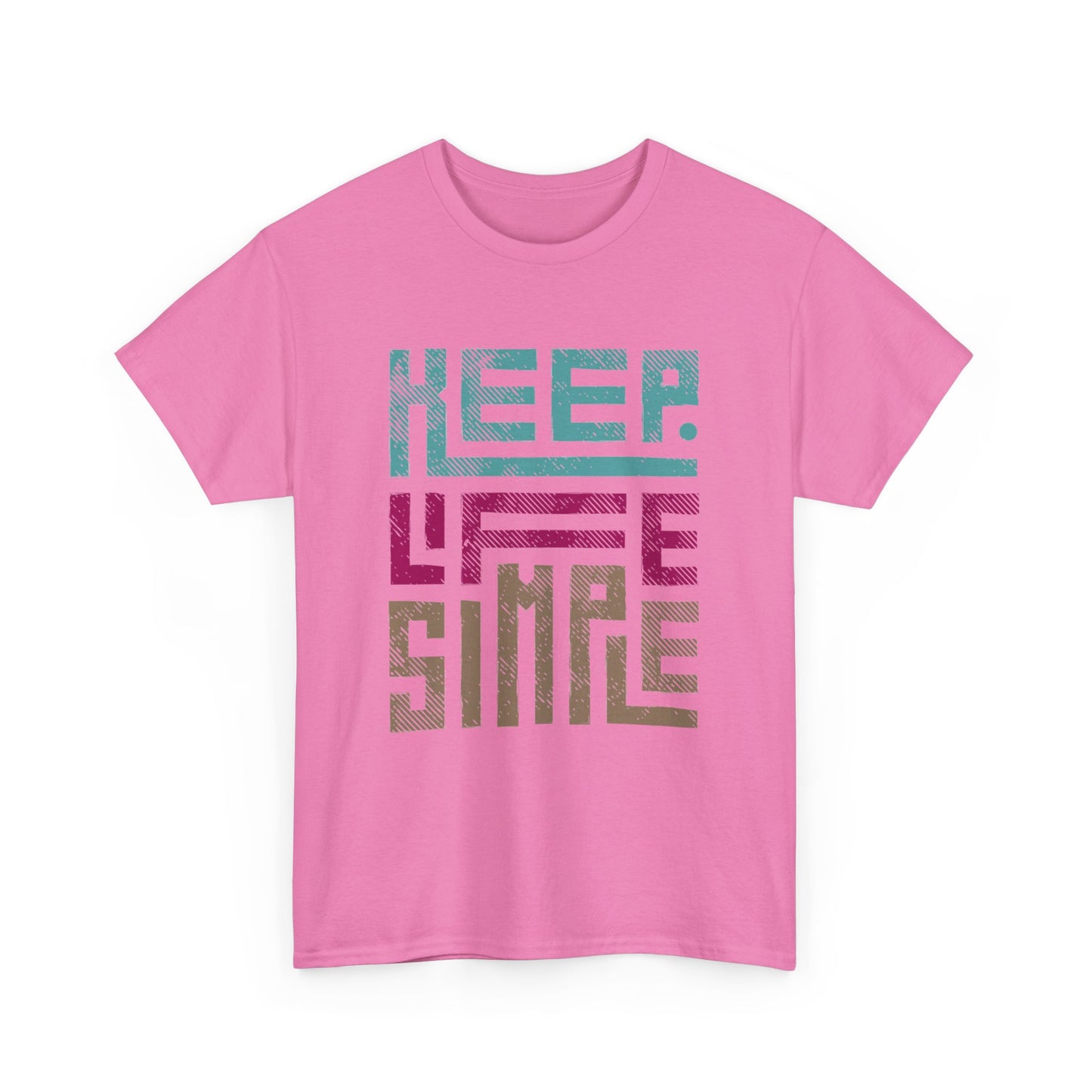 Geometric Keep Life Simple T-Shirt