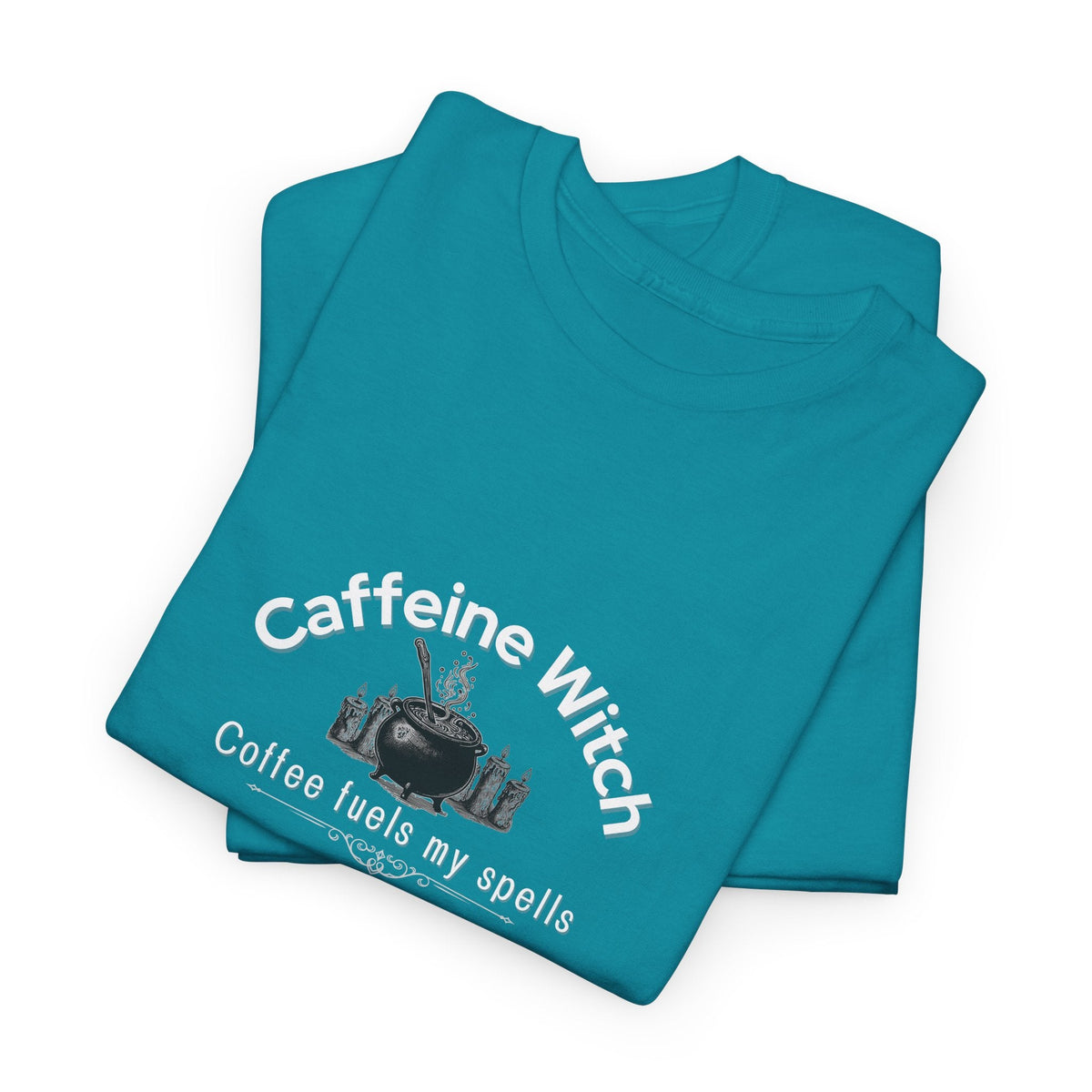 Caffeine Witch, Coffee Fuels My Spells Halloween Shirt