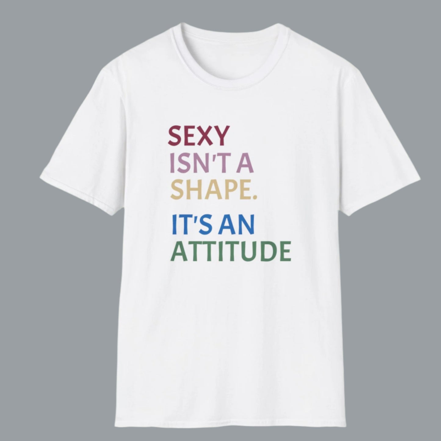 Sexy Isn't a Shape, It's an Attitude T-Shirt