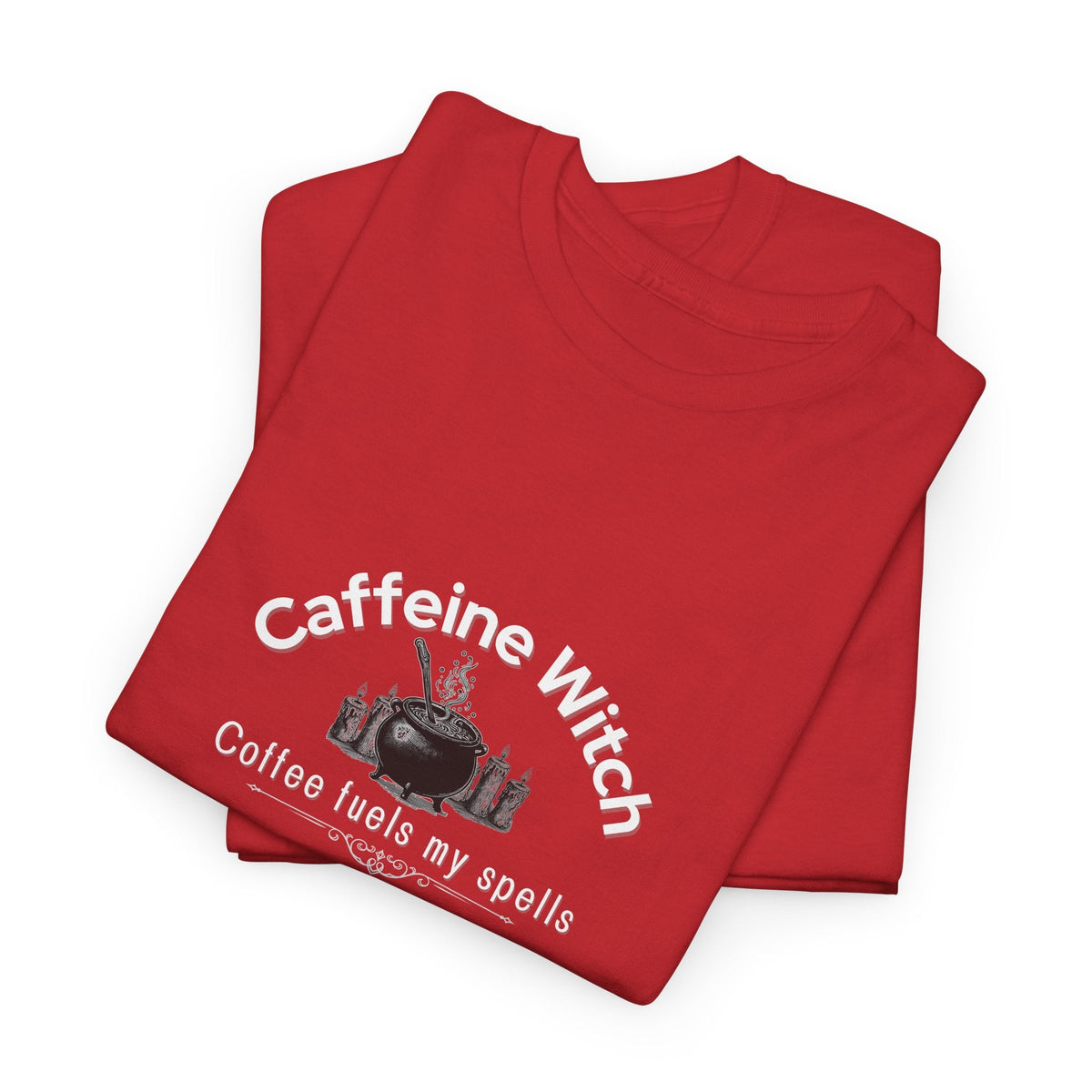 Caffeine Witch, Coffee Fuels My Spells Halloween Shirt