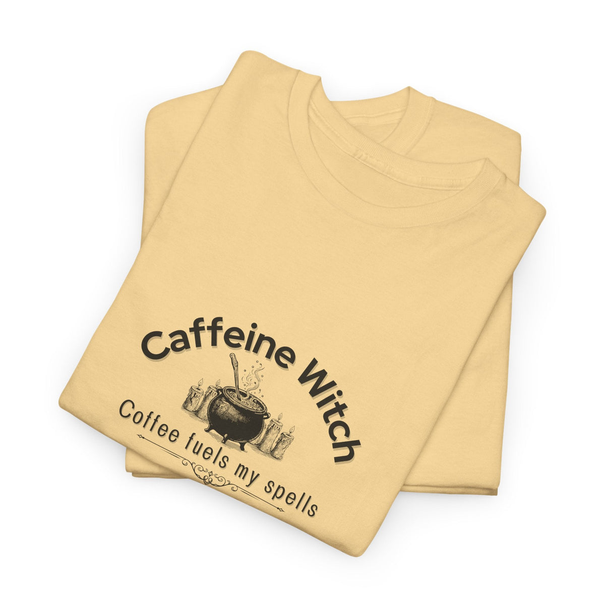 Caffeine Witch, Coffee Fuels My Spells Halloween Shirt