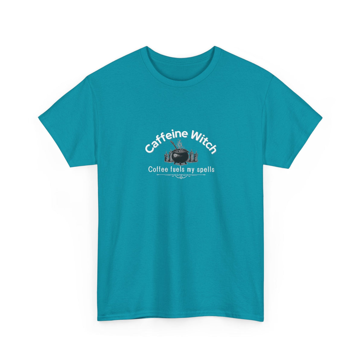 Caffeine Witch, Coffee Fuels My Spells Halloween Shirt