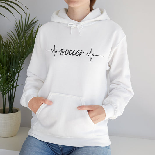 Soccer Heartbeat Hoodie