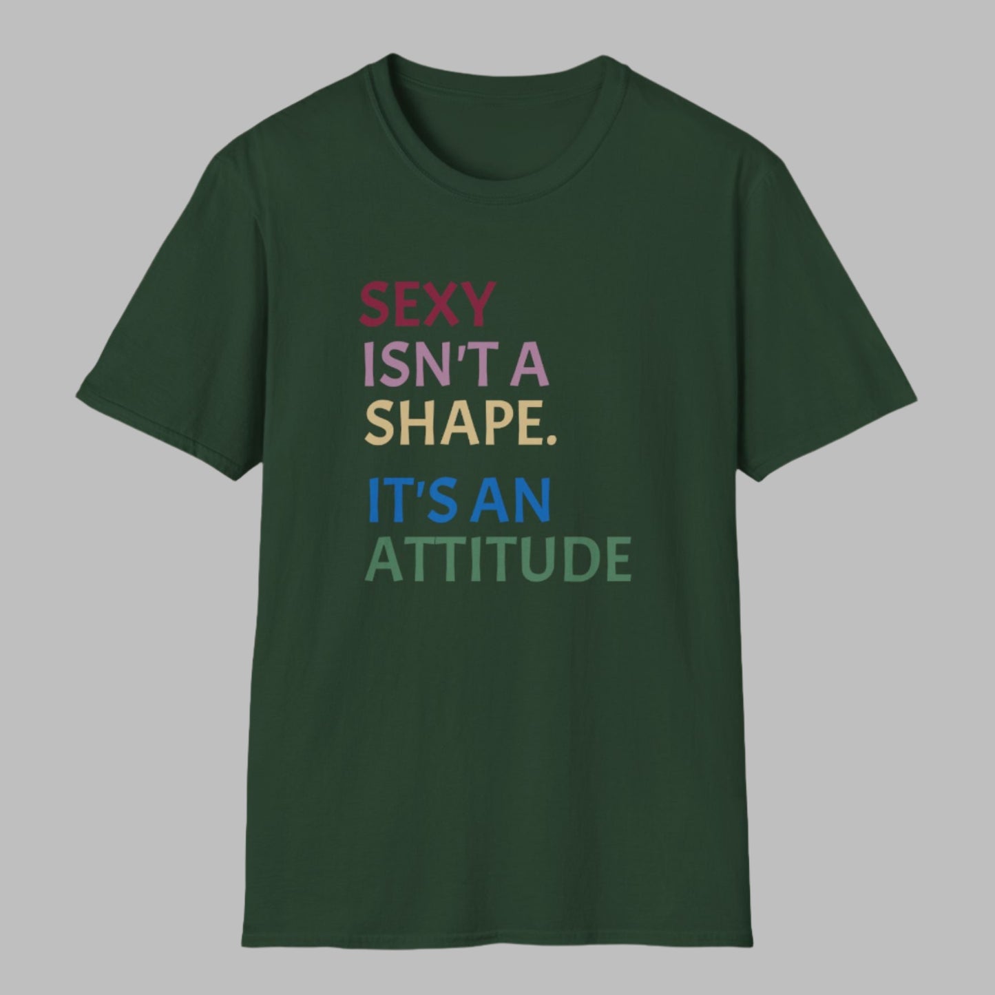 Sexy Isn't a Shape, It's an Attitude T-Shirt