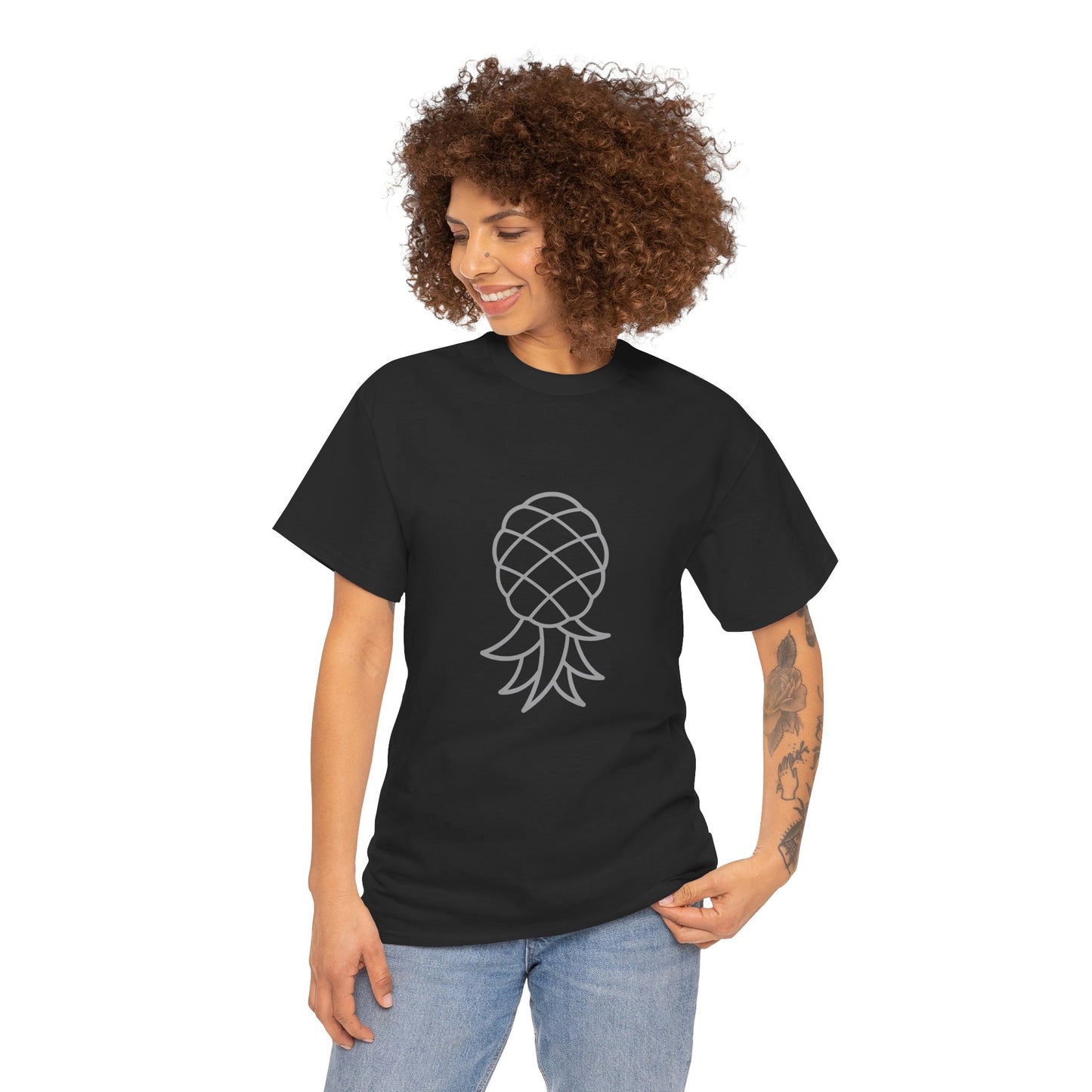 Upside Down Pineapple Graphic T-Shirt