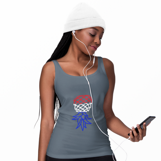 Patriotic Upside Down Pineapple Racerback Tank