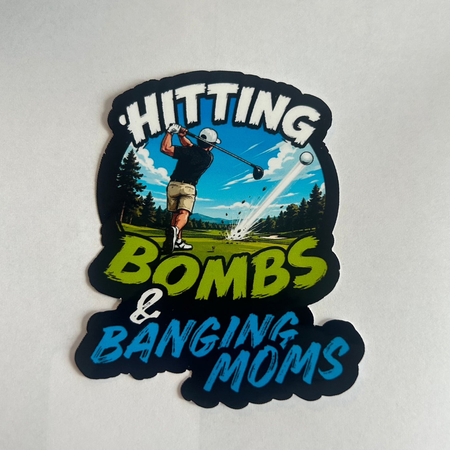 Hitting Bombs Sticker