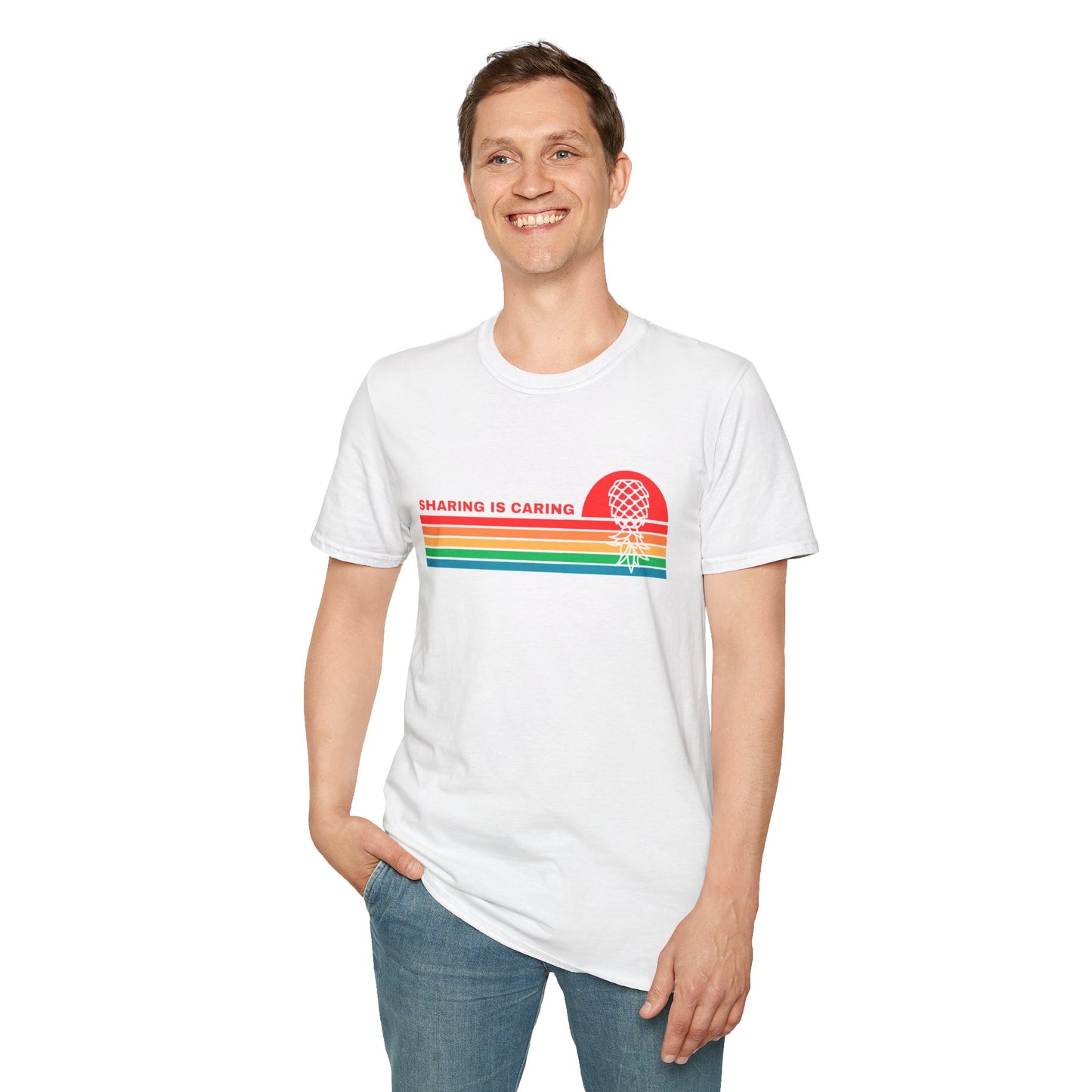 Sharing is Caring Rainbow T-Shirt