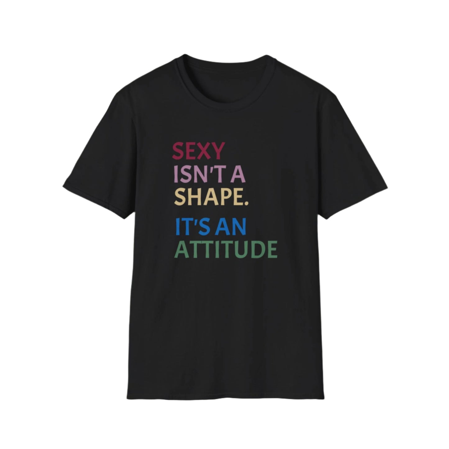 Sexy Isn't a Shape, It's an Attitude T-Shirt