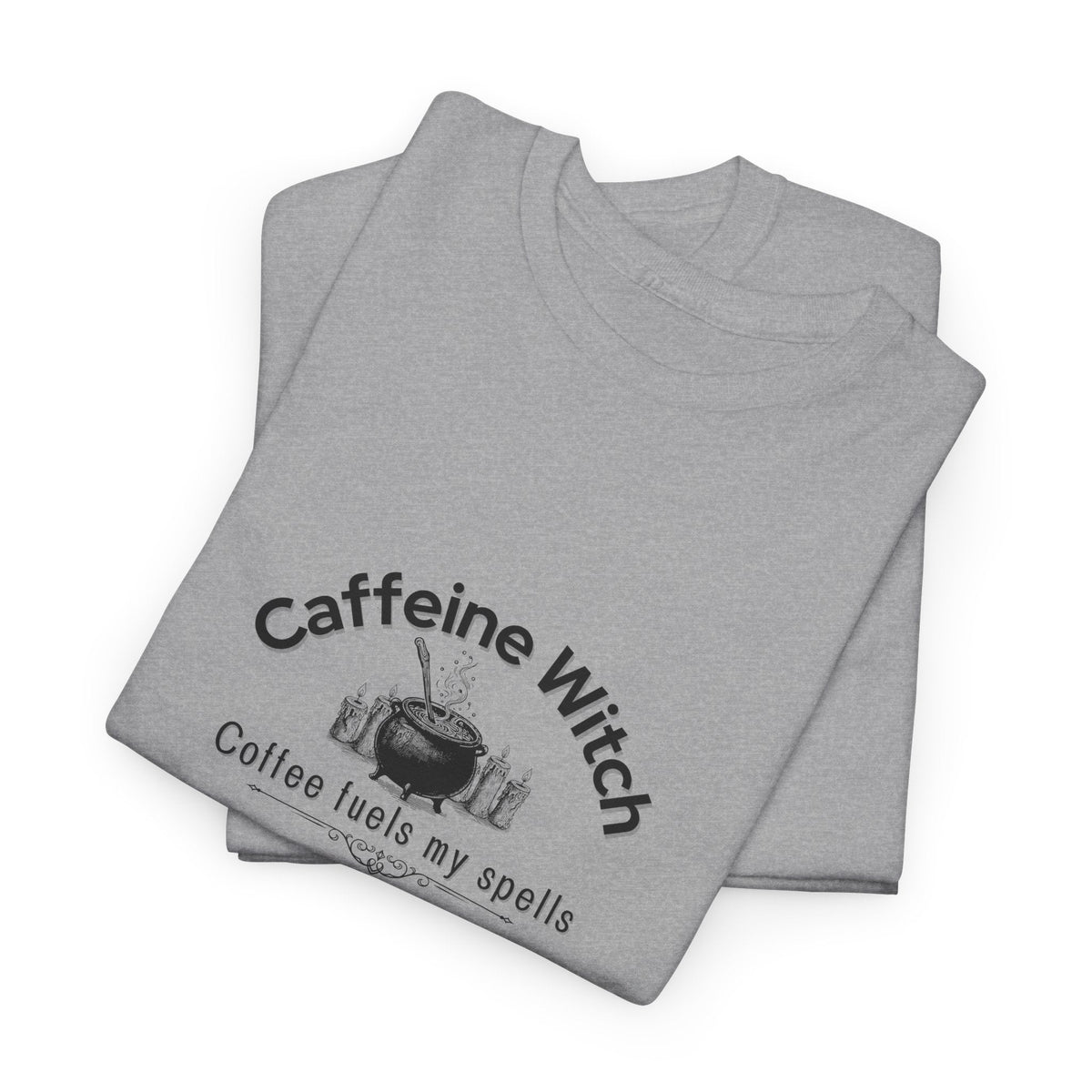 Caffeine Witch, Coffee Fuels My Spells Halloween Shirt