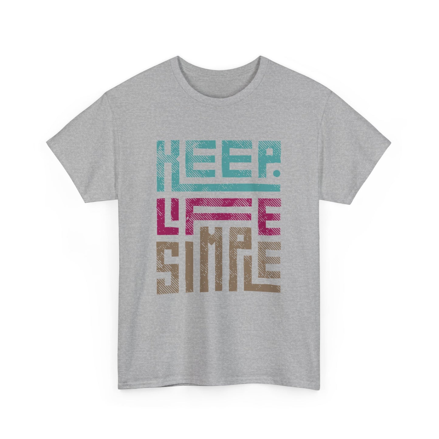 Geometric Keep Life Simple T-Shirt