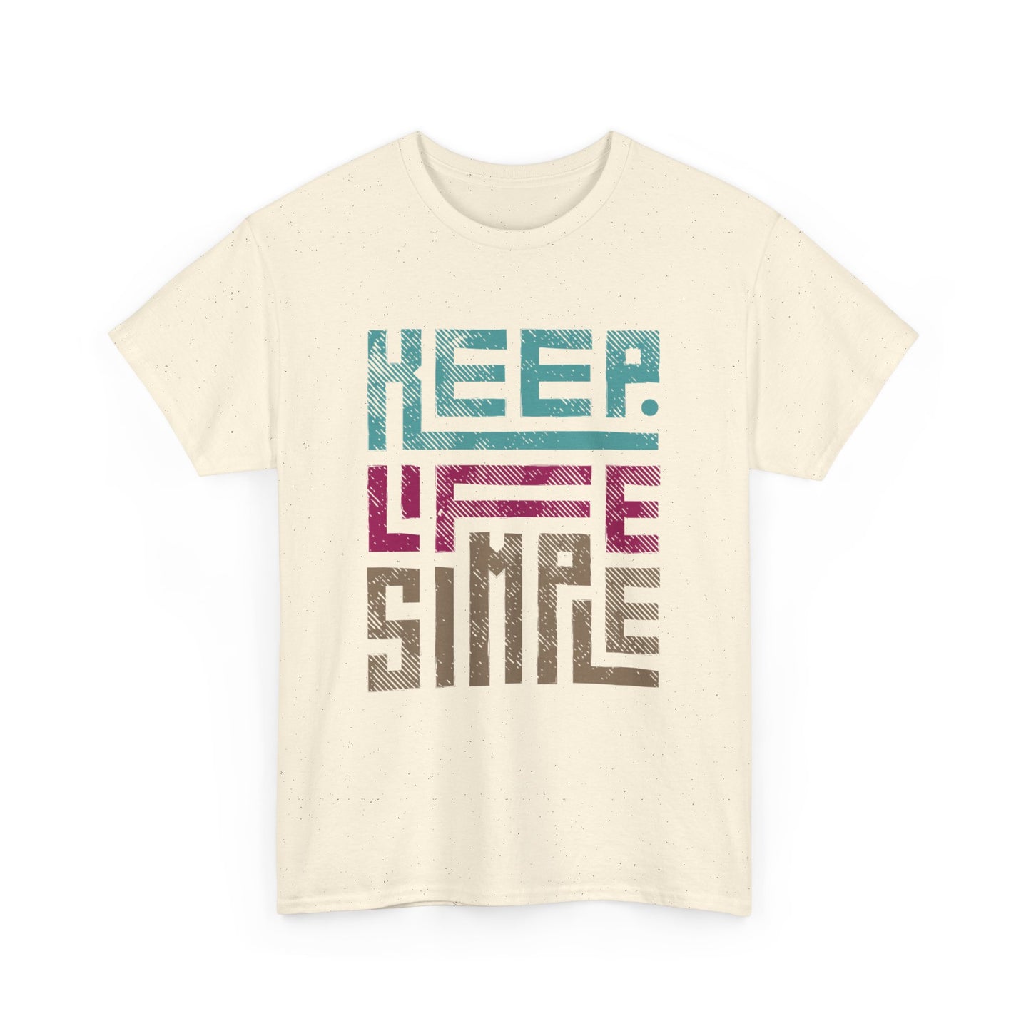 Geometric Keep Life Simple T-Shirt