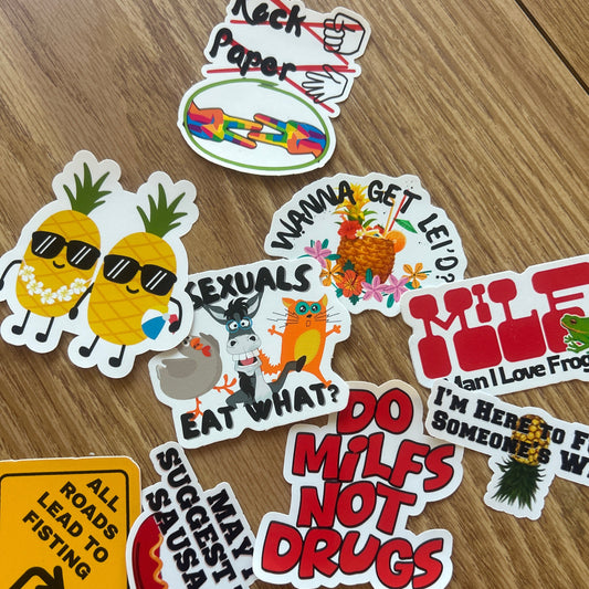 Bisexuals Eat What Sticker