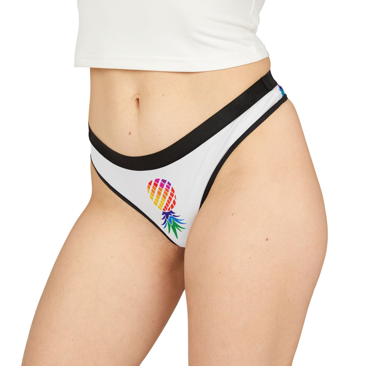 Rainbow Pineapple Thong