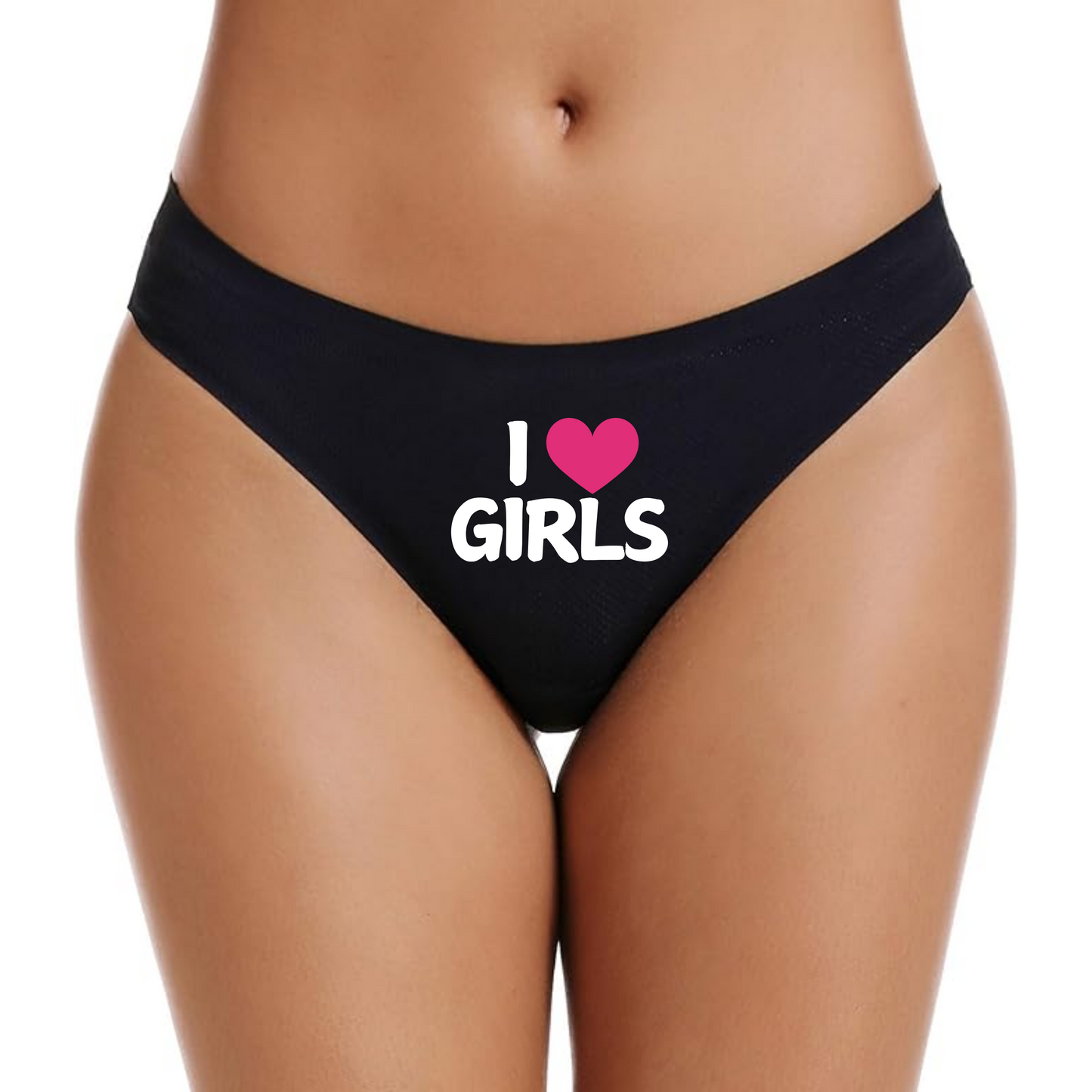 Naughty Panties - Black Women's Thongs