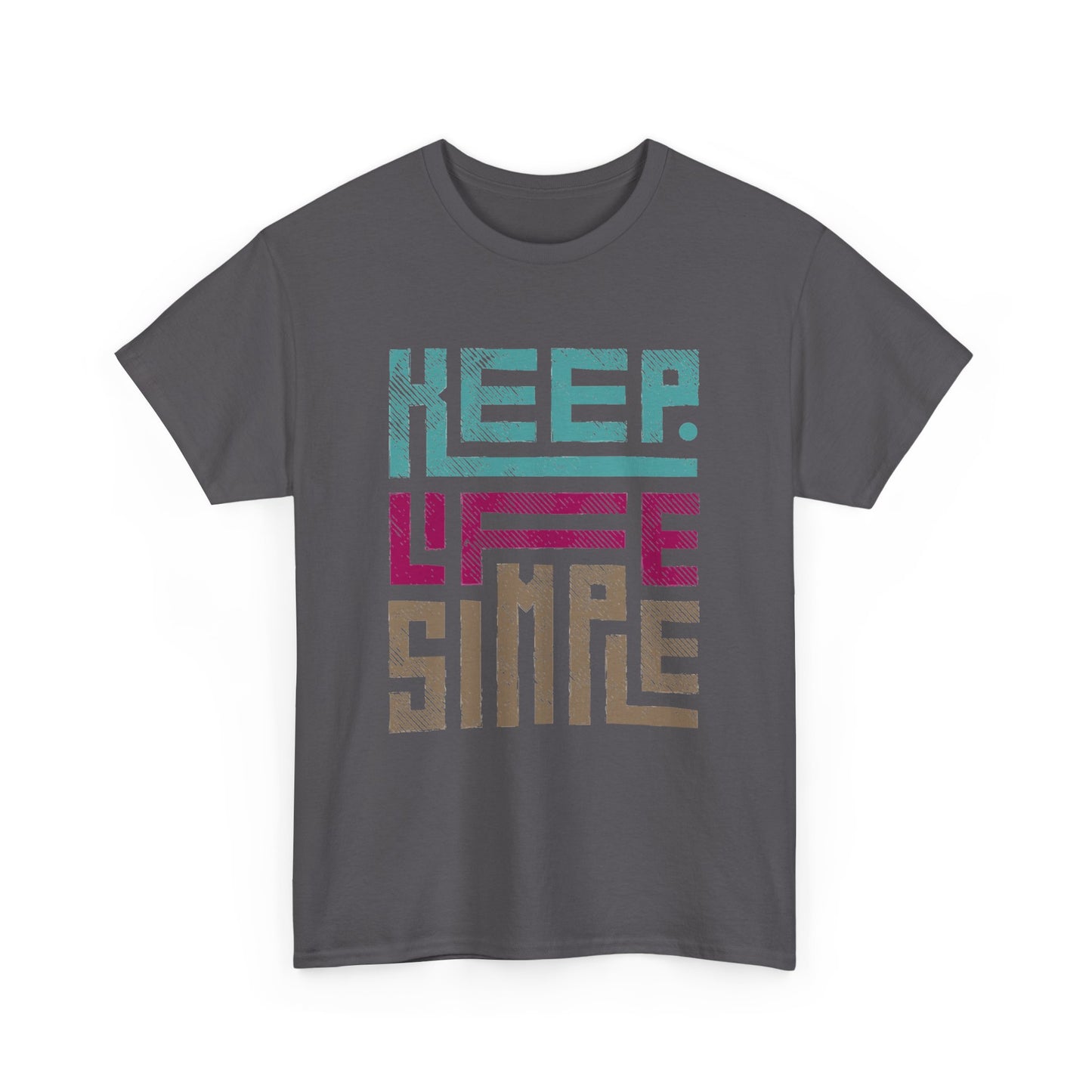 Geometric Keep Life Simple T-Shirt