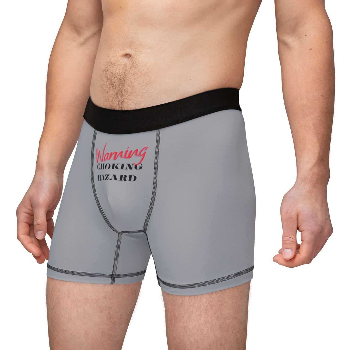 Funny Choking Hazard Men's Boxer Briefs