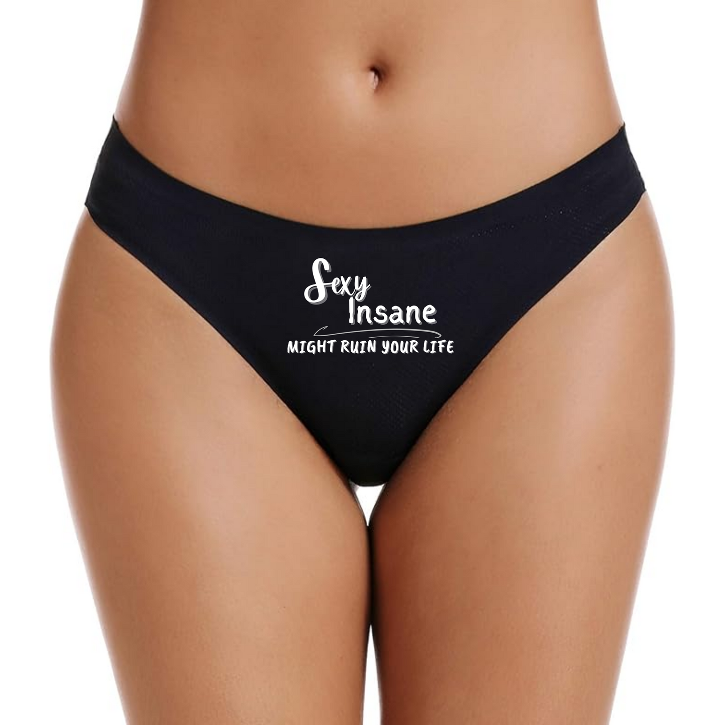 Naughty Panties - Black Women's Thongs