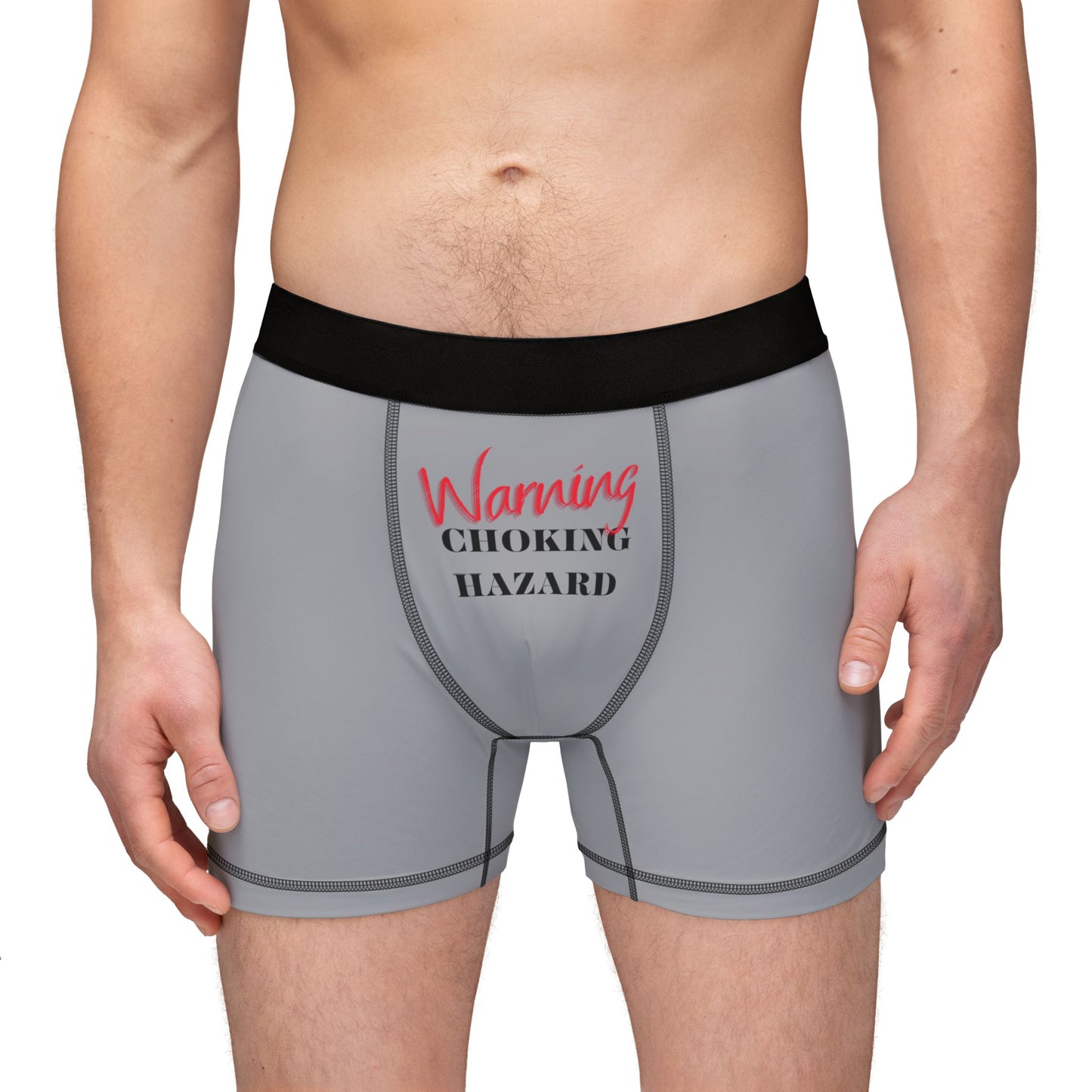 Funny Choking Hazard Men's Boxer Briefs