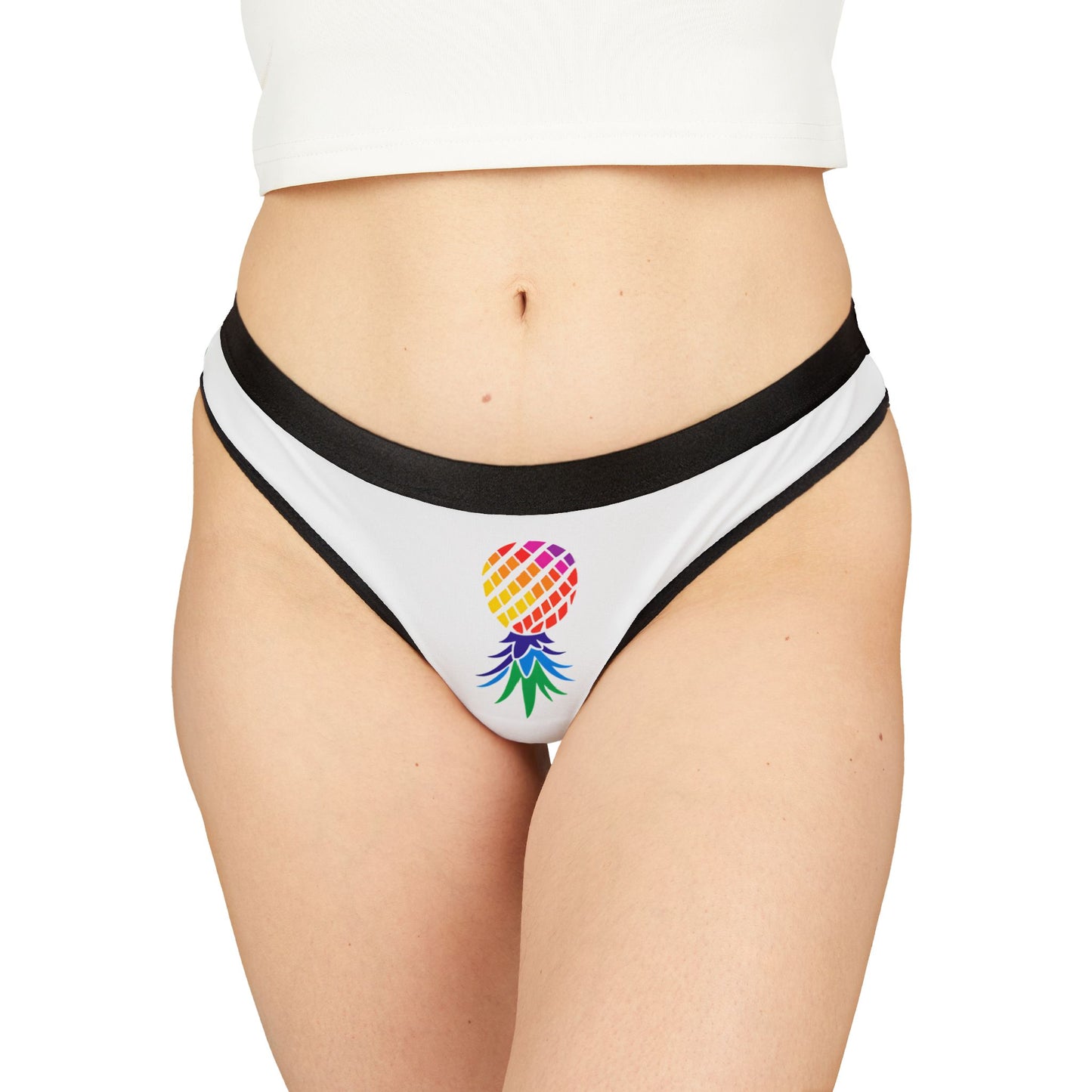 Rainbow Pineapple Thong