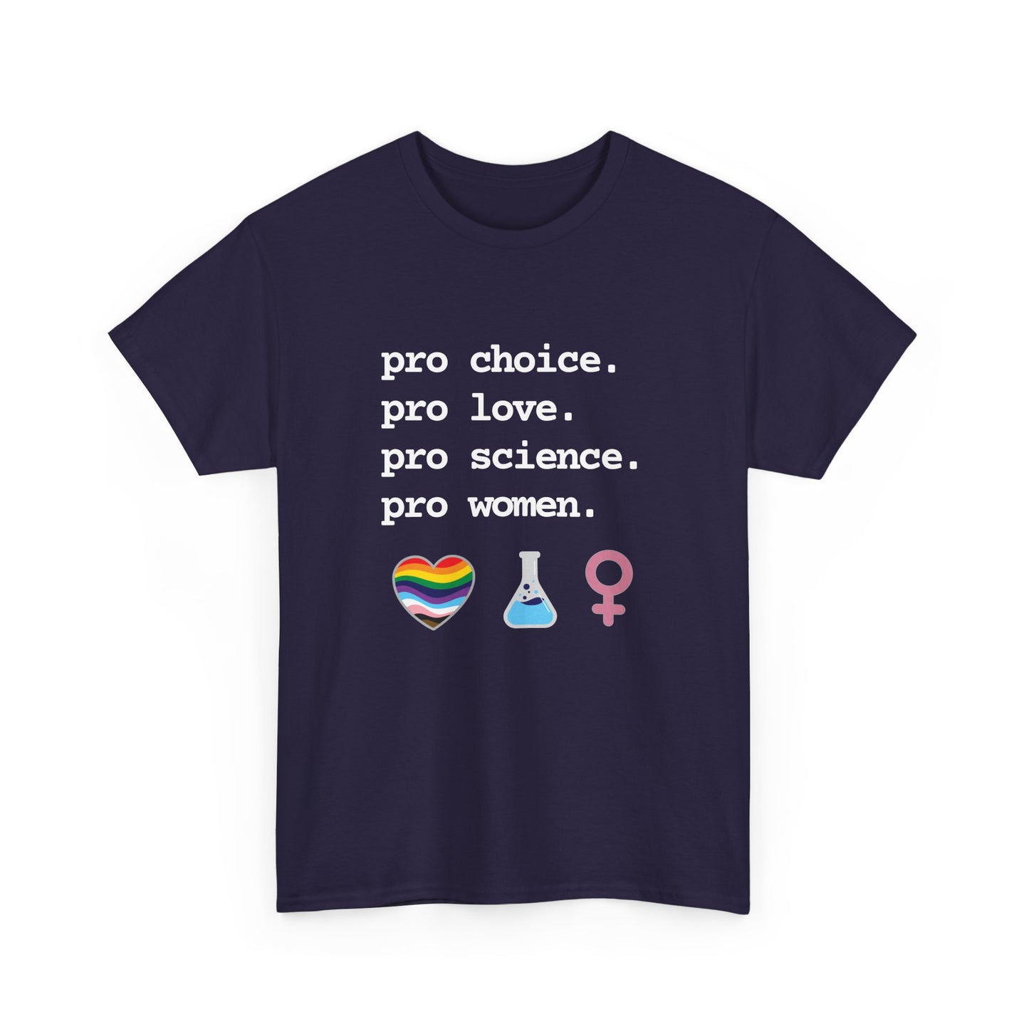 Pro Everything Unisex Heavy Cotton Tee - Love & Science Graphic Shirt