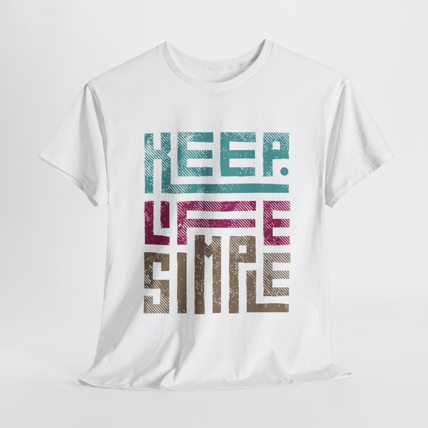 Geometric Keep Life Simple T-Shirt