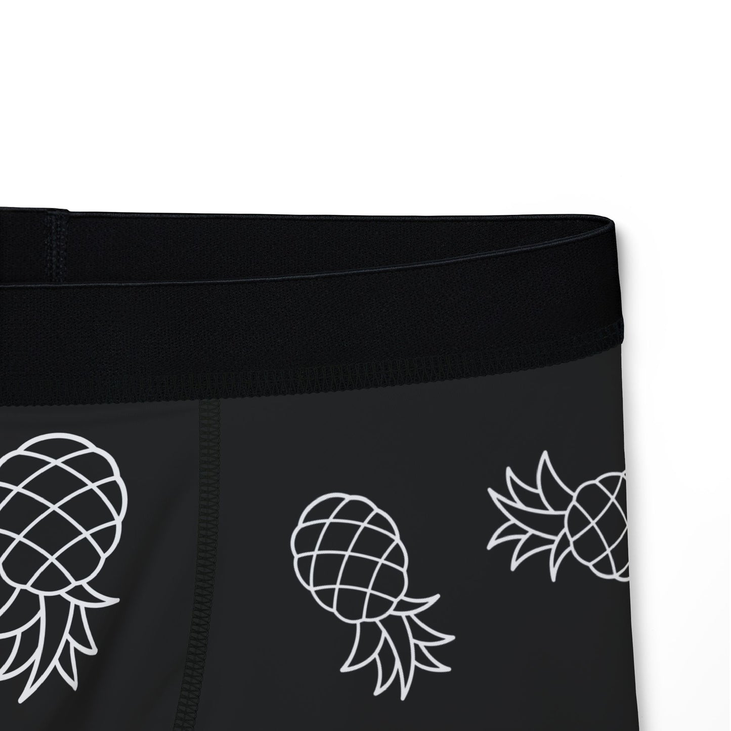 Black & White Pineapple Men's Boxers