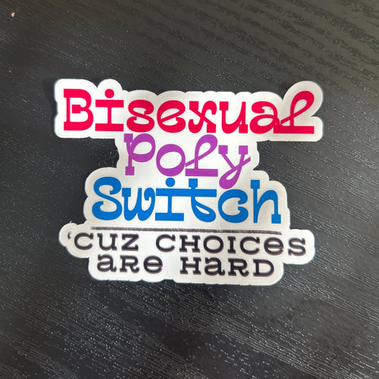 Bisexual, Poly Switch Sticker