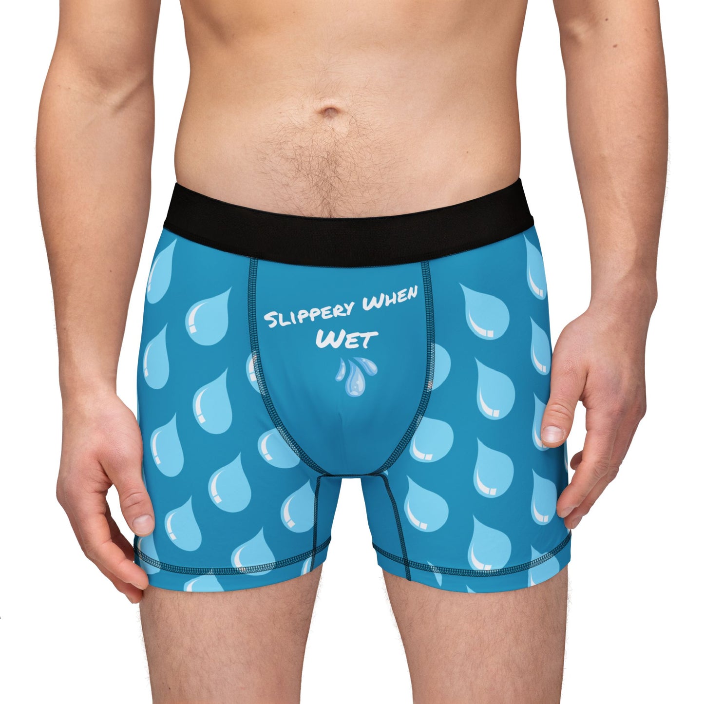 Slippery When Wet, Men's Boxer Briefs