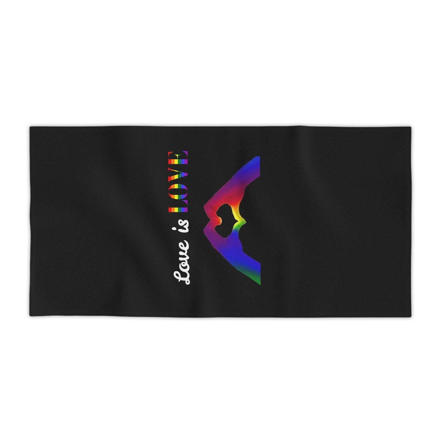 Rainbow Love Beach Towels