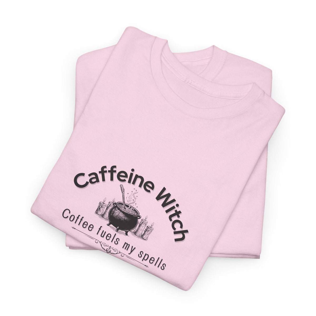 Caffeine Witch, Coffee Fuels My Spells Halloween Shirt