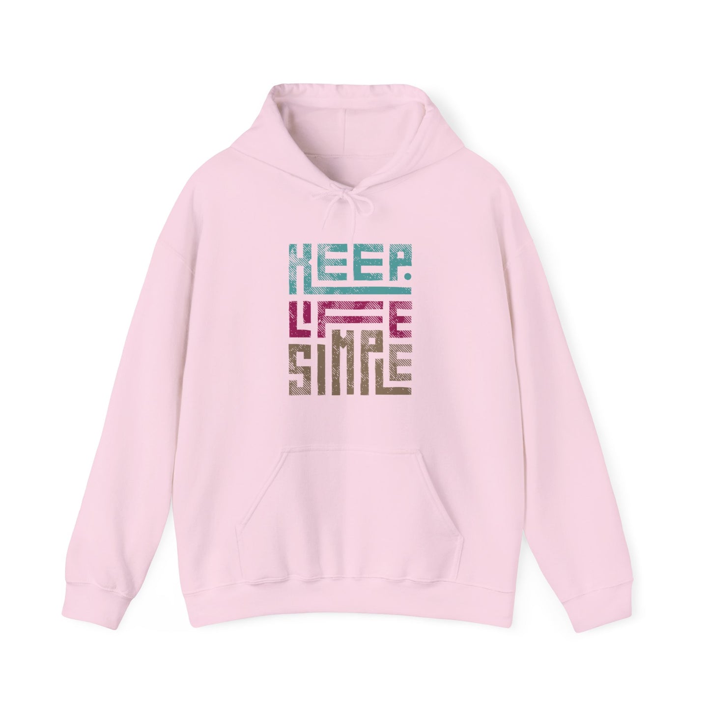 Keep Life Simple Geometric Hoodie