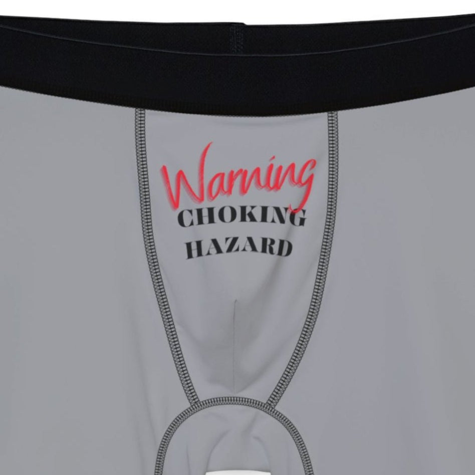 Funny Choking Hazard Men's Boxer Briefs