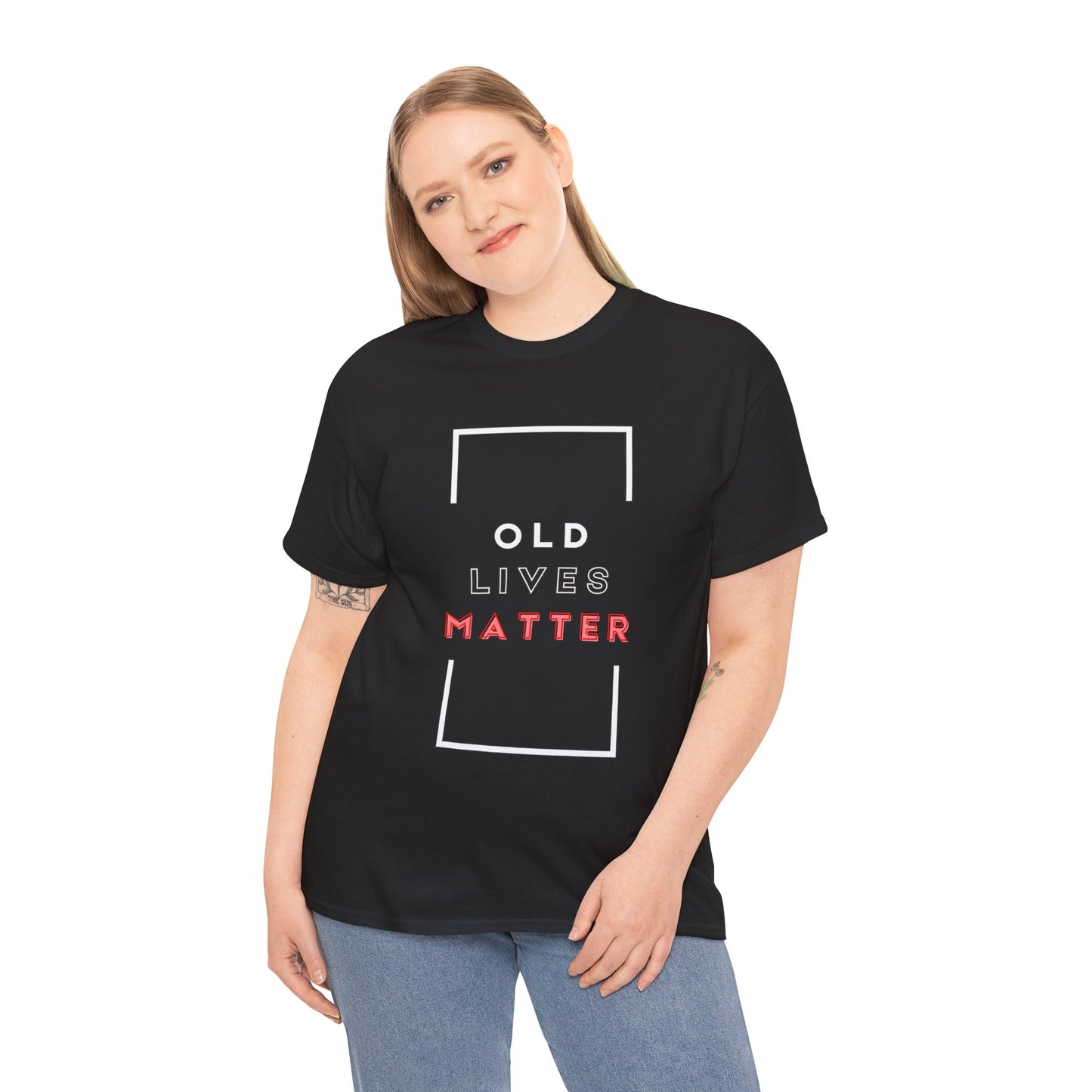 Old Lives Matter Heavy Cotton Tee