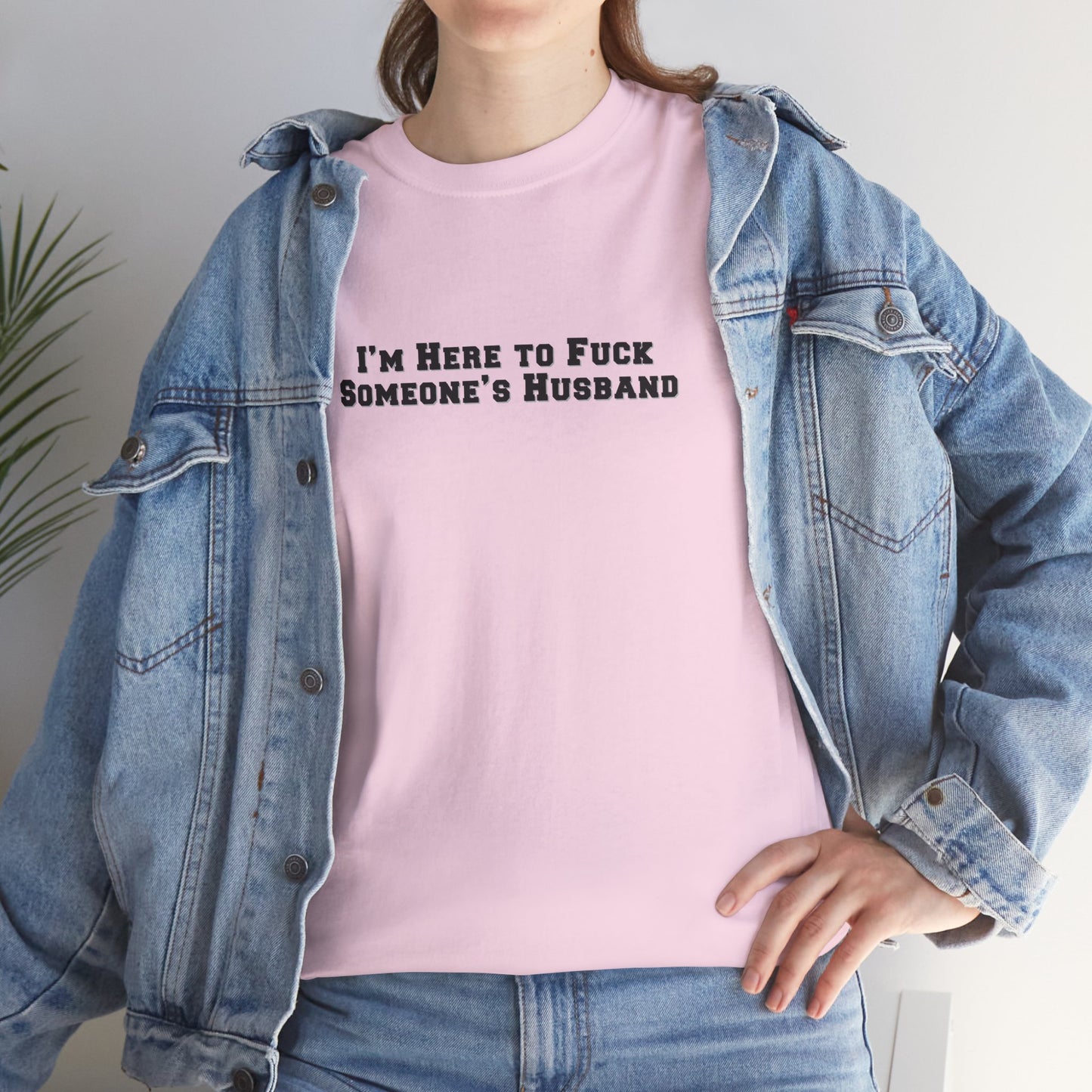 Here for the Husband Shirt