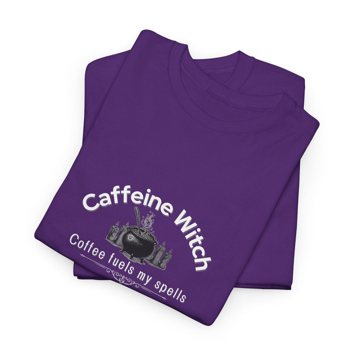 Caffeine Witch, Coffee Fuels My Spells Halloween Shirt