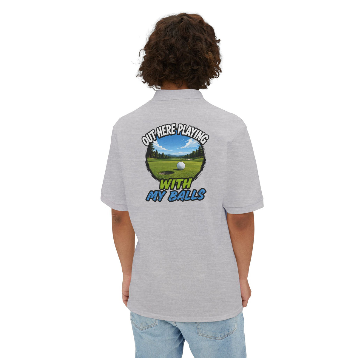 Playing with Balls Golf Shirt