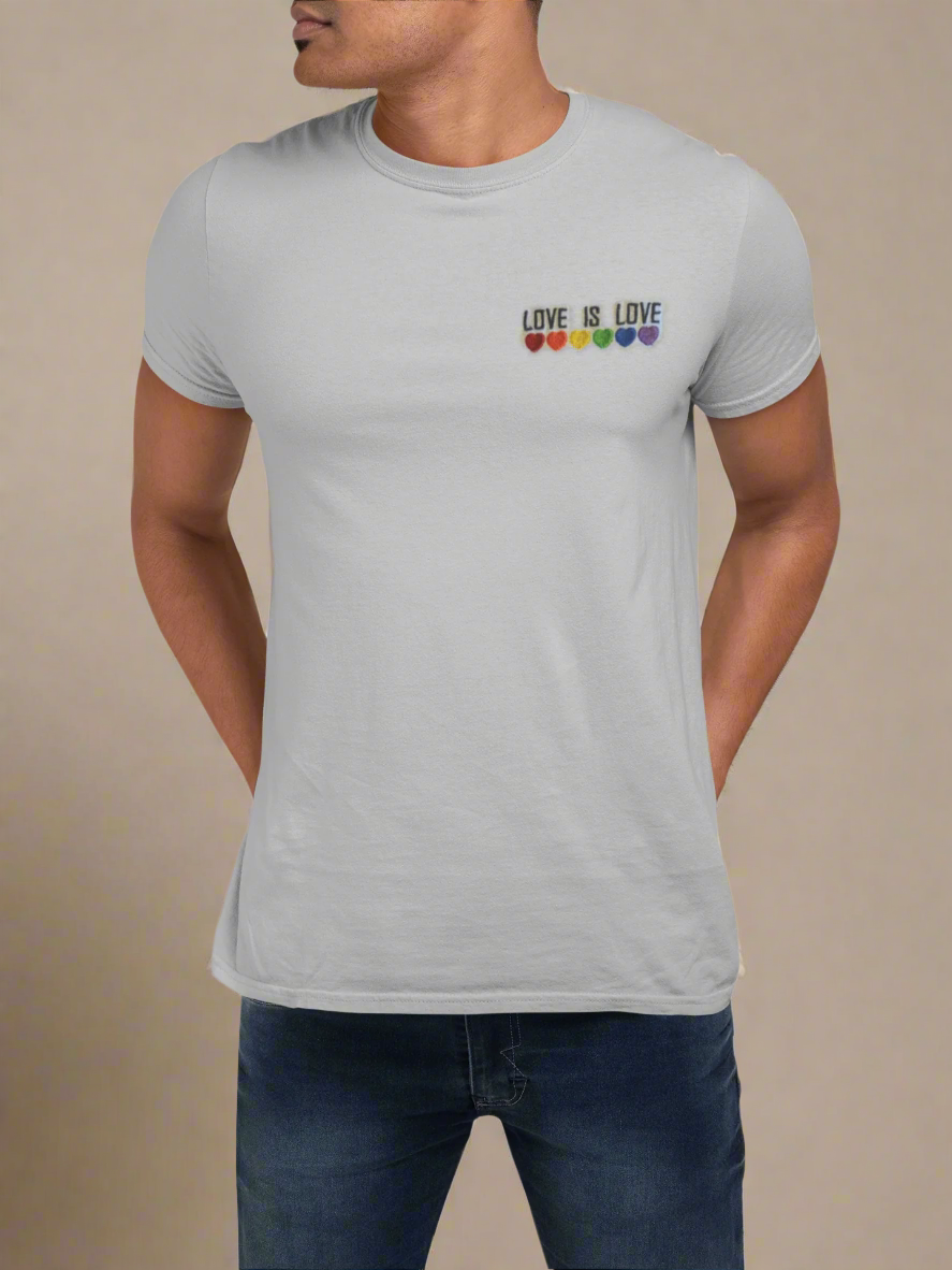 Love is Love Embroidered T-Shirt