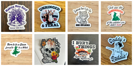 Badass Sticker Pack - Includes 8 stickers