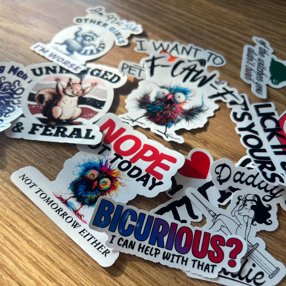 Blackout with your Rack out Sticker