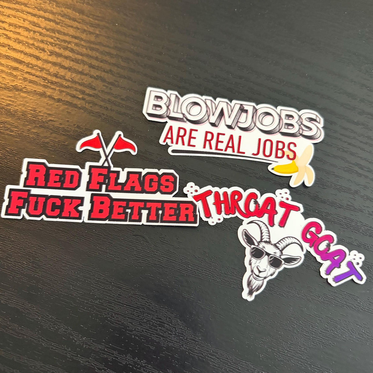 Red Flags Sticker