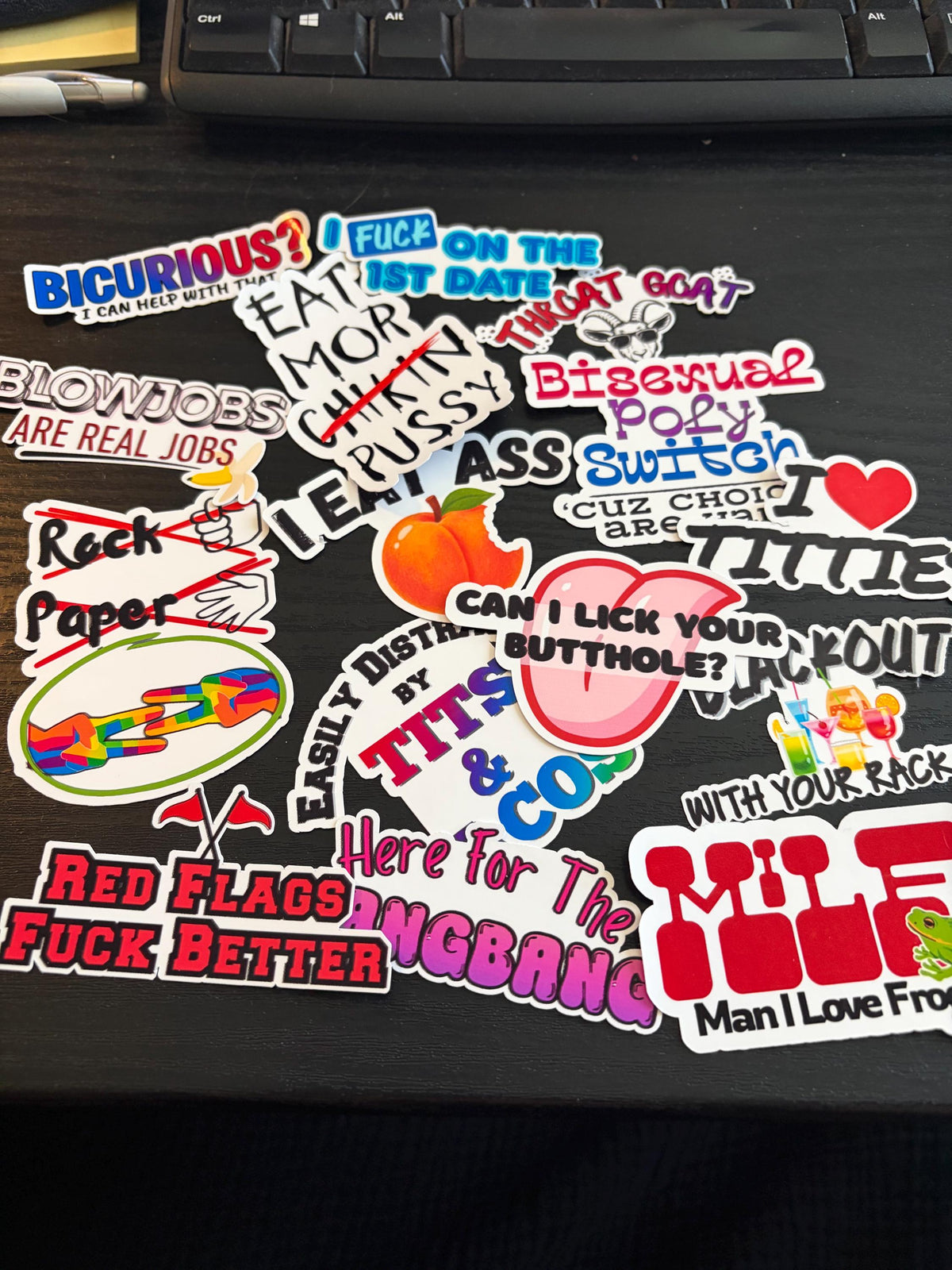 Red Flags Sticker