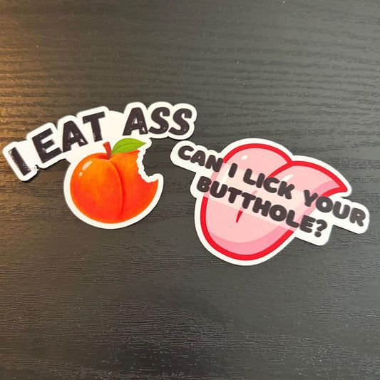 I Eat Ass Sticker